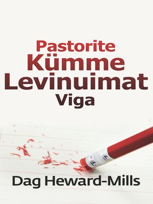 cover image of Pastorite Kümme Levinuimat Viga